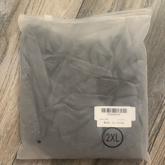 NEW WOMEN'S DARK GRAY ONE COLD SHOULDER TWIST KNOT TUNIC SHIRT SIZE 2XL - Picture 6 of 6